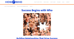 Desktop Screenshot of howtowho.com